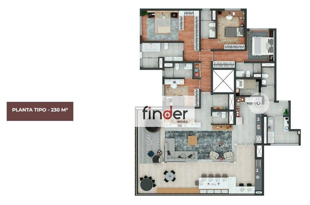 Apartamento, 4 quartos, 230 m² - Foto 24