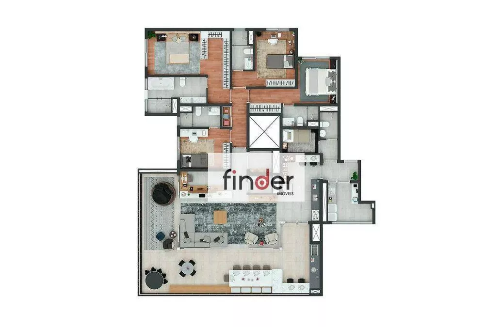 Apartamento, 4 quartos, 230 m² - Foto 13