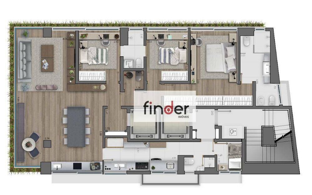 Apartamento, 2 quartos, 162 m² - Foto 20