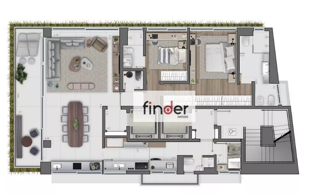 Apartamento, 2 quartos, 162 m² - Foto 10