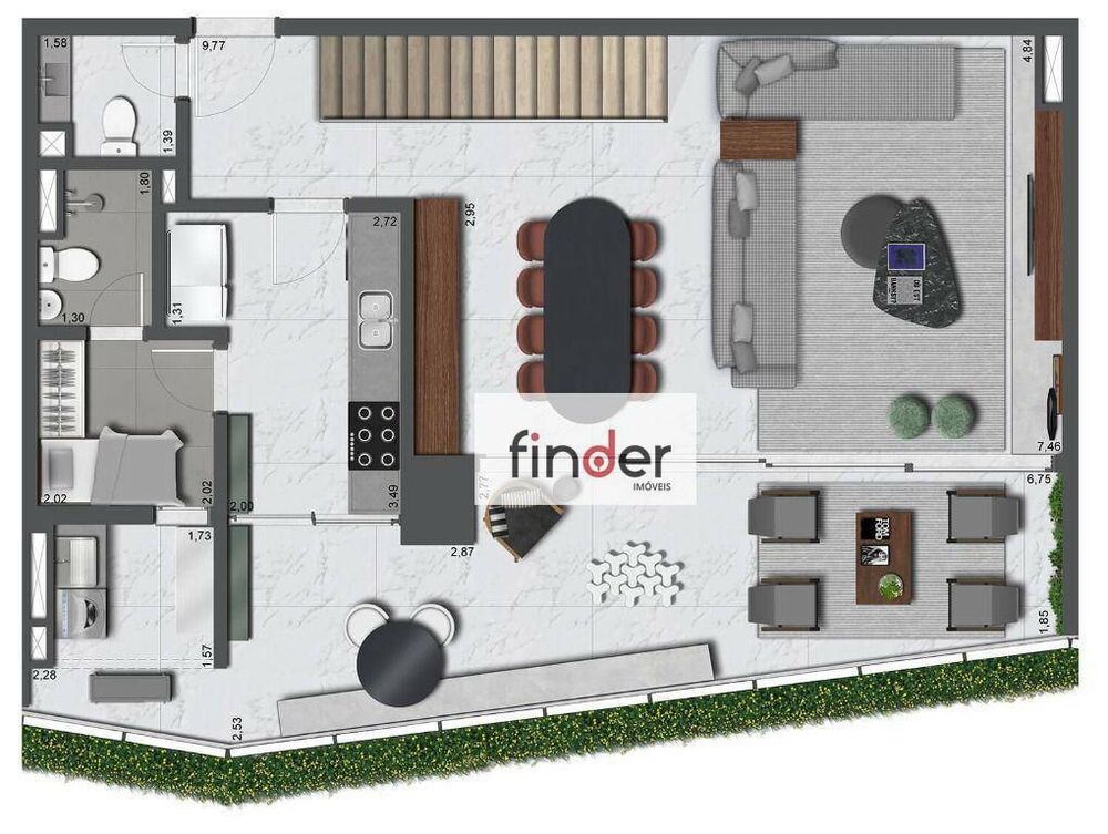 Apartamento, 3 quartos, 196 m² - Foto 4