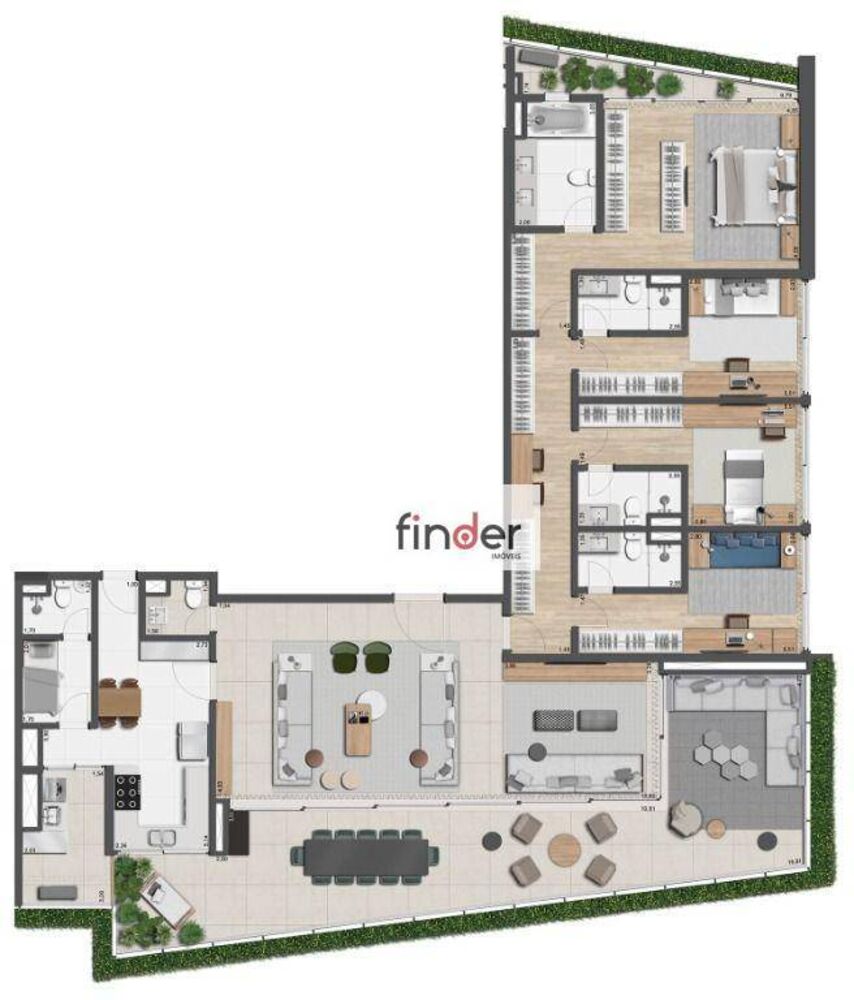 Apartamento, 3 quartos, 196 m² - Foto 11