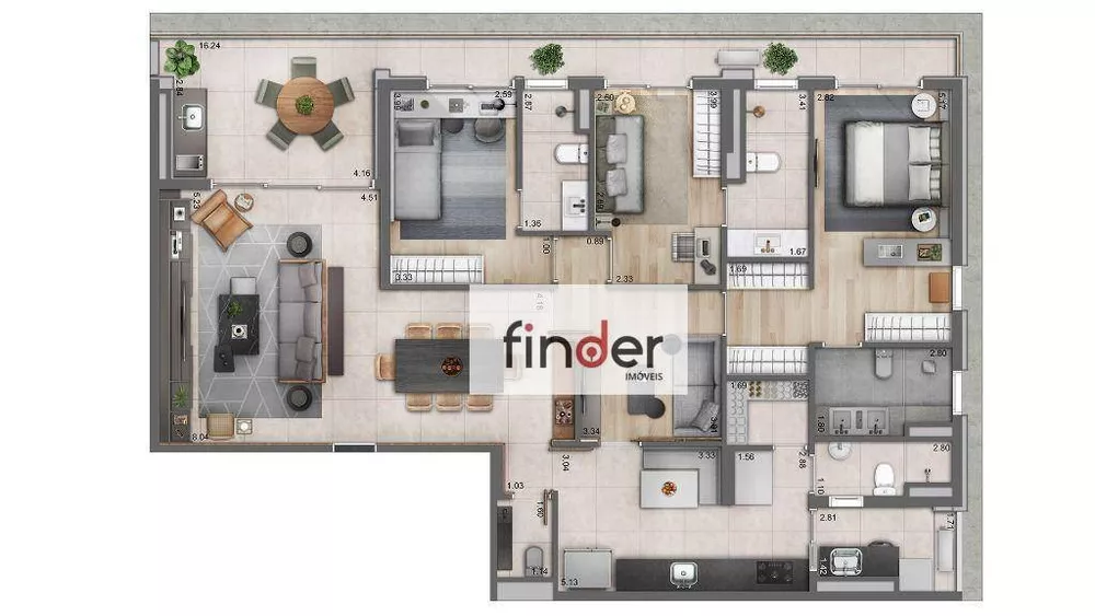 Apartamento, 3 quartos, 175 m² - Foto 29