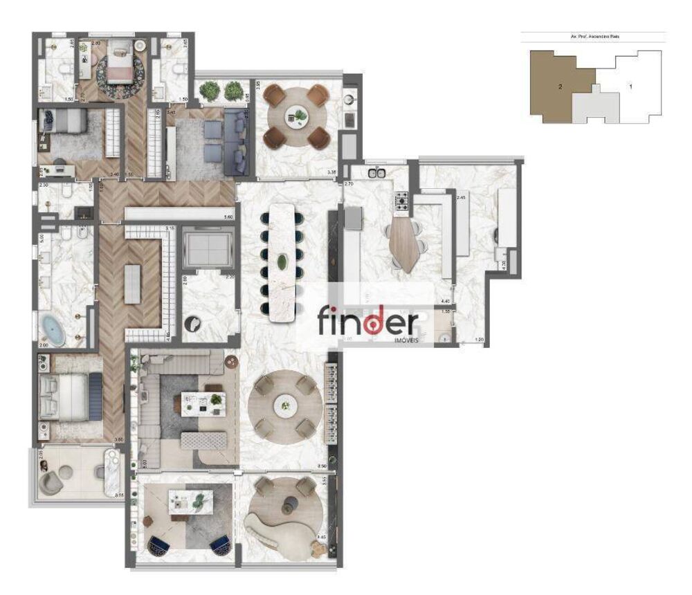 Apartamento, 4 quartos, 308 m² - Foto 7