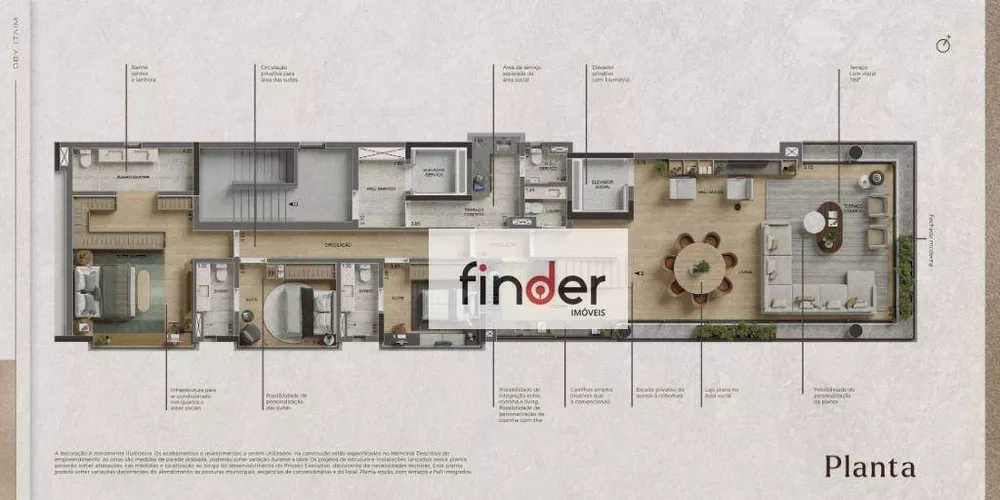 Apartamento, 3 quartos, 181 m² - Foto 1