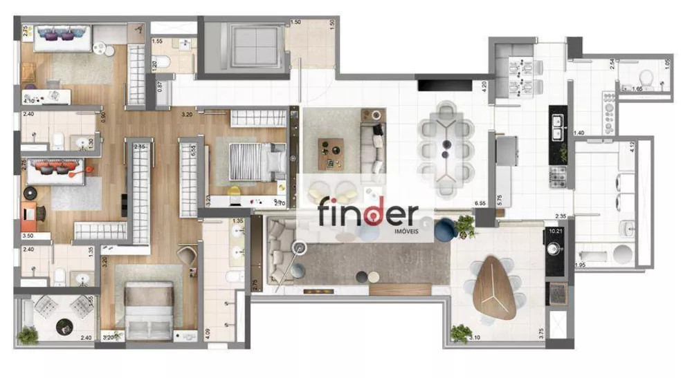 Apartamento, 4 quartos, 250 m² - Foto 24