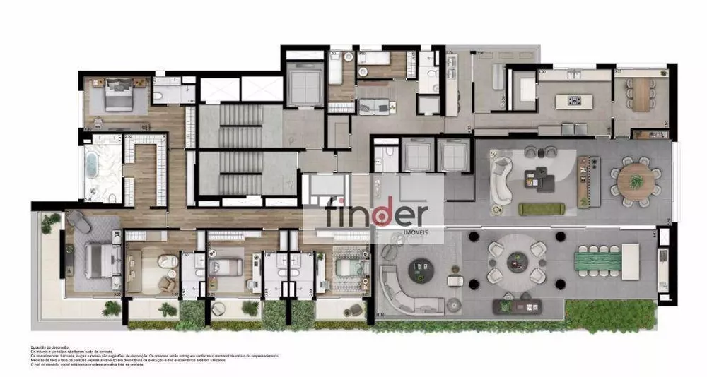 Cobertura, 5 quartos, 923 m² - Foto 8