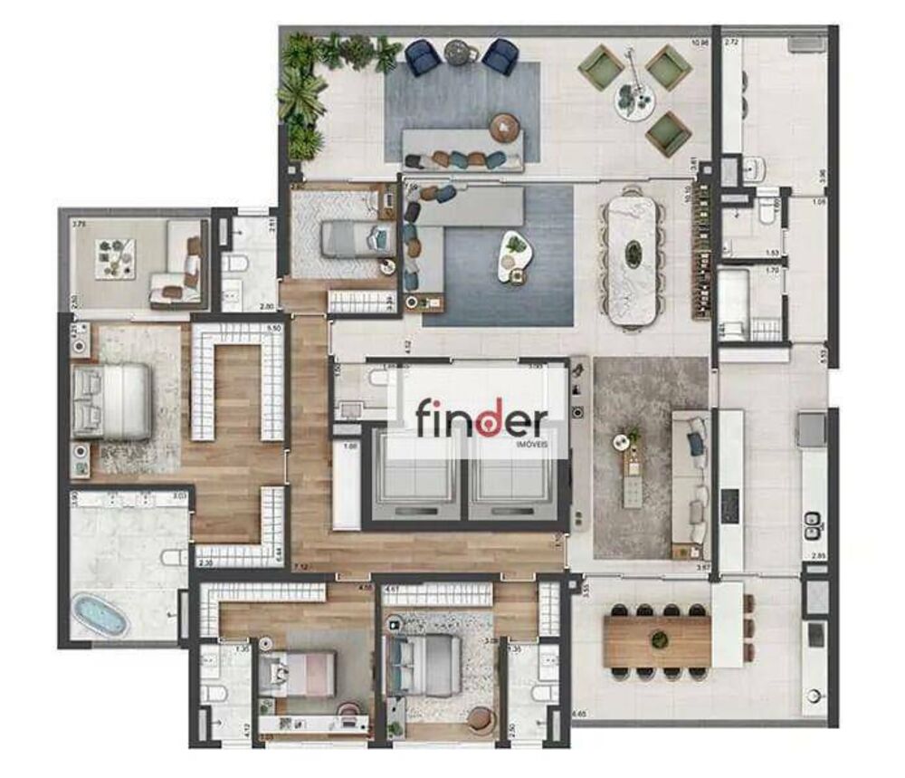 Apartamento, 4 quartos, 330 m² - Foto 12