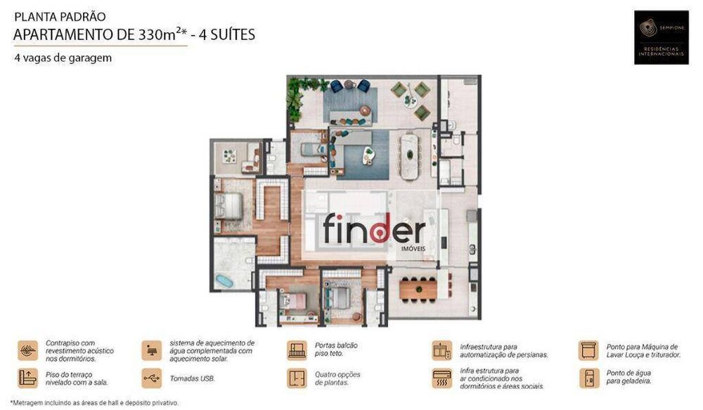 Apartamento, 4 quartos, 330 m² - Foto 8