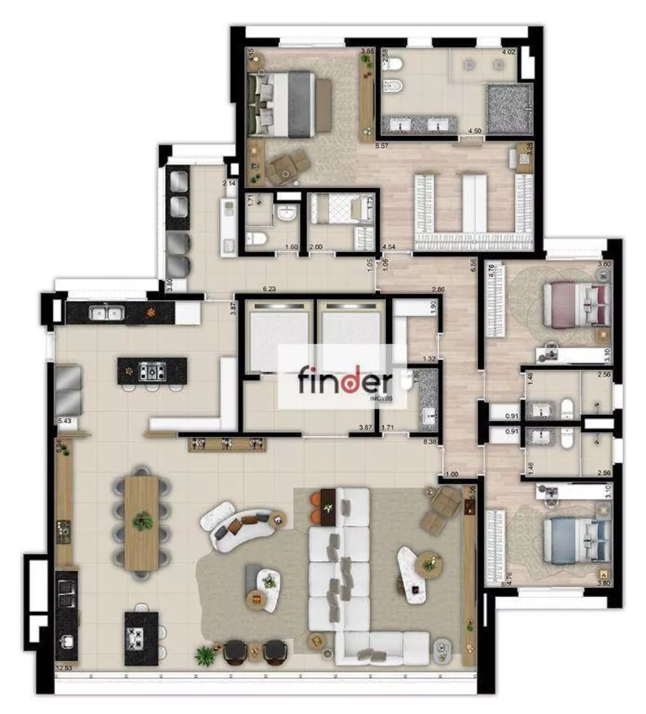 Cobertura, 5 quartos, 632 m² - Foto 34