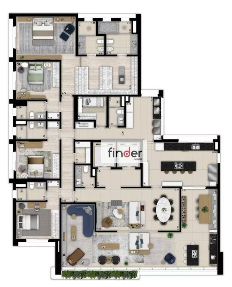 Cobertura, 5 quartos, 632 m² - Foto 27