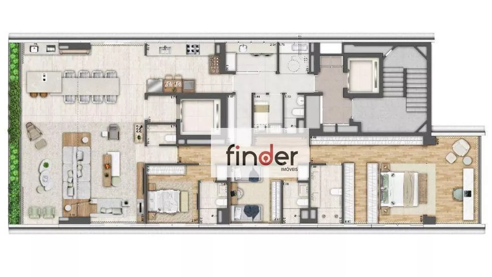 Apartamento, 3 quartos, 240 m² - Foto 48