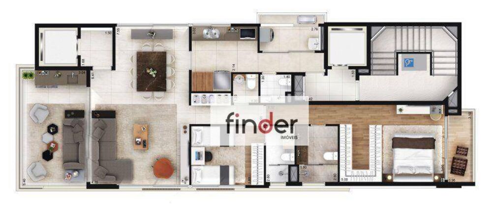 Apartamento, 2 quartos, 138 m² - Foto 3