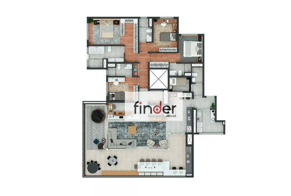 Apartamento, 4 quartos, 230 m² - Foto 8