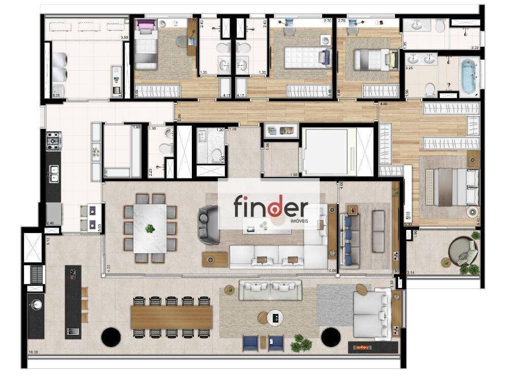 Apartamento, 4 quartos, 271 m² - Foto 28