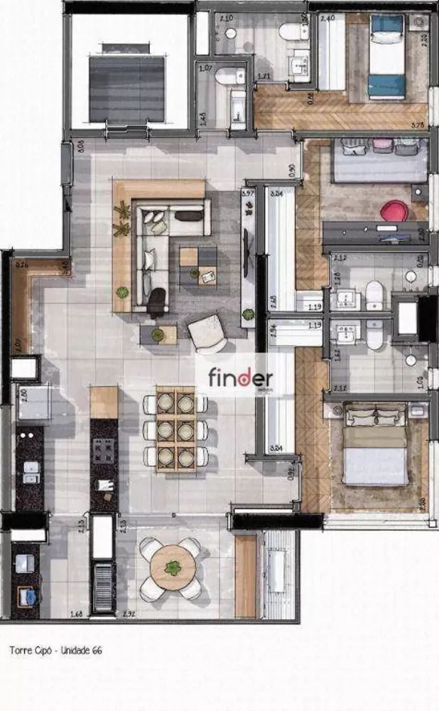 Apartamento, 2 quartos, 78 m² - Foto 51