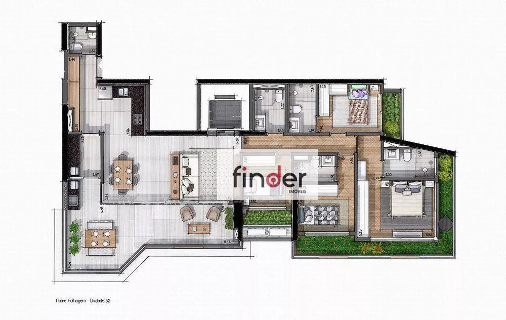 Apartamento, 2 quartos, 78 m² - Foto 43