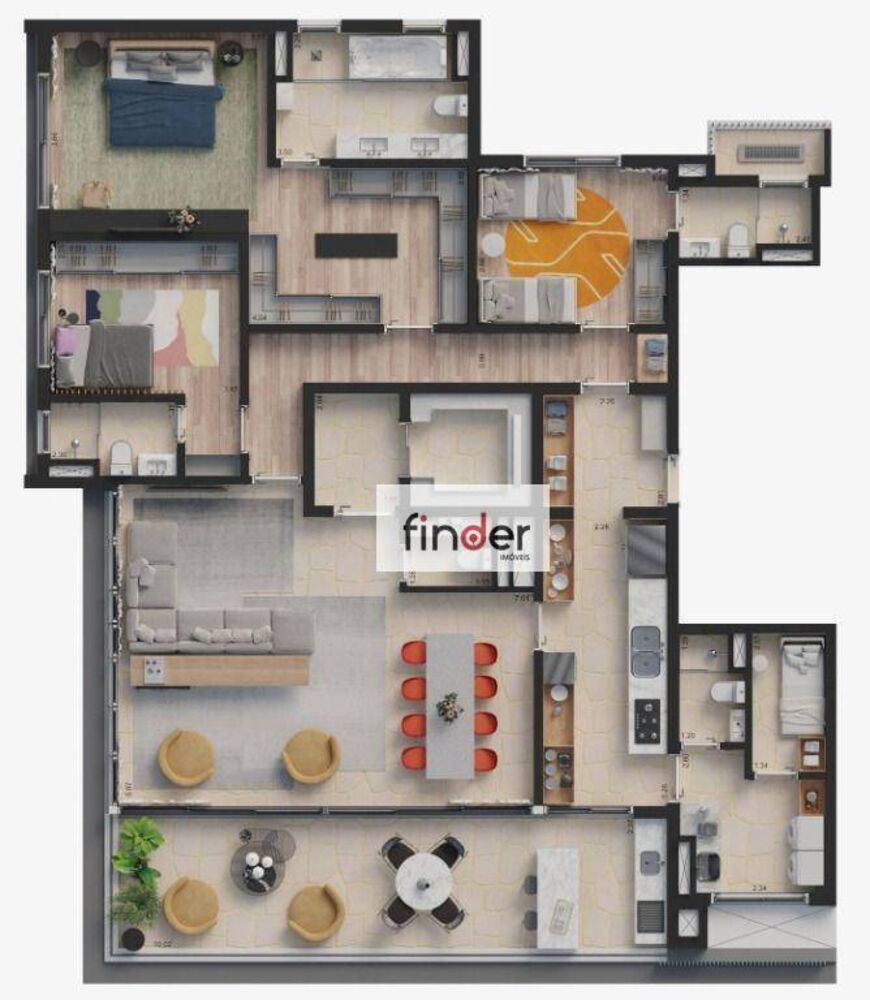 Apartamento, 3 quartos, 210 m² - Foto 18