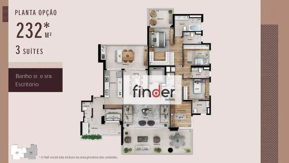 Apartamento, 4 quartos, 232 m² - Foto 16