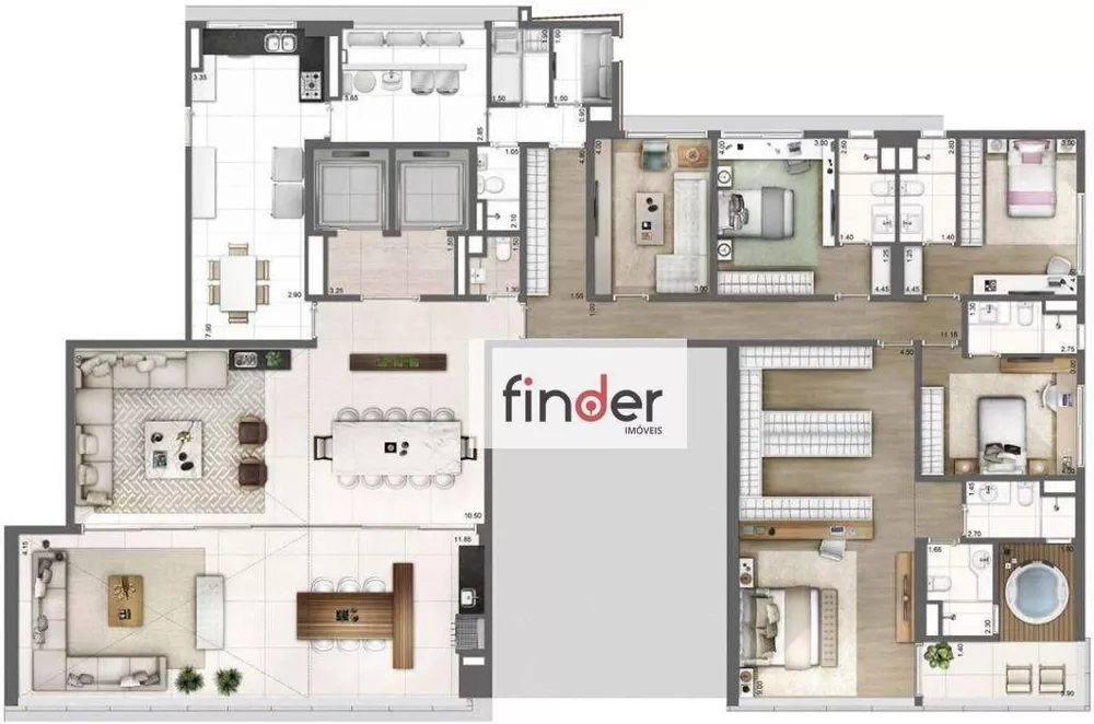 Apartamento, 4 quartos, 343 m² - Foto 32