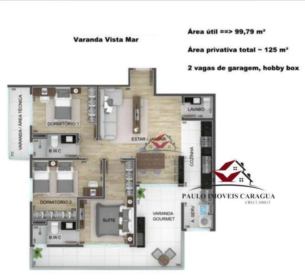 Apartamento, 3 quartos, 99 m² - Foto 16