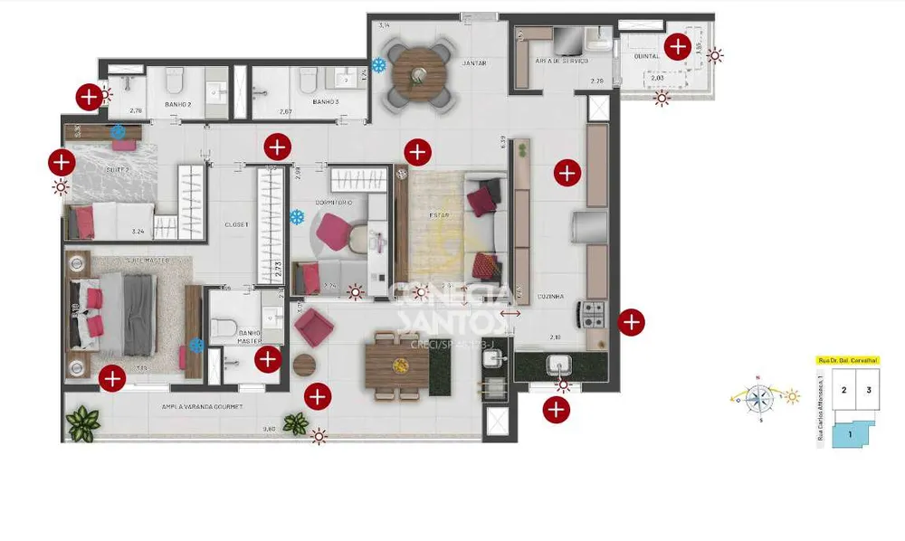Apartamento, 3 quartos, 127 m² - Foto 10