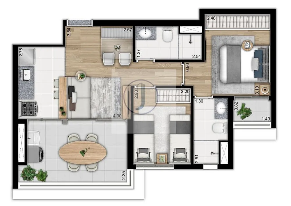 Apartamento, 3 quartos, 79 m² - Foto 8