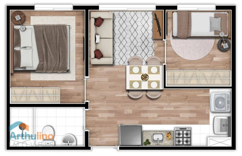 Apartamento, 34 m² - Foto 10