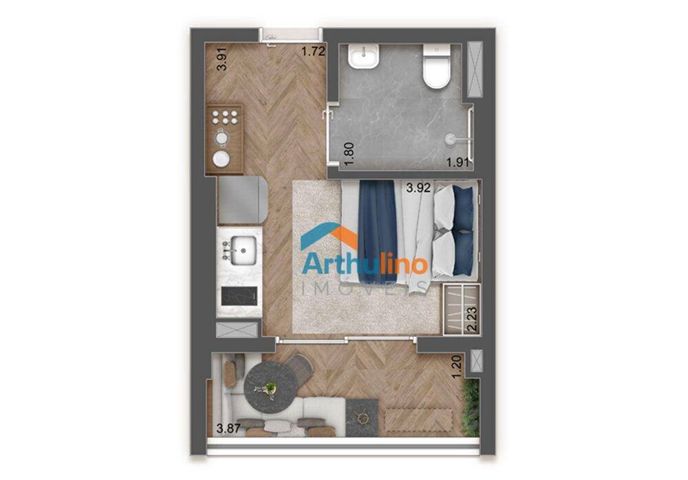 Apartamento, 3 quartos, 82 m² - Foto 3