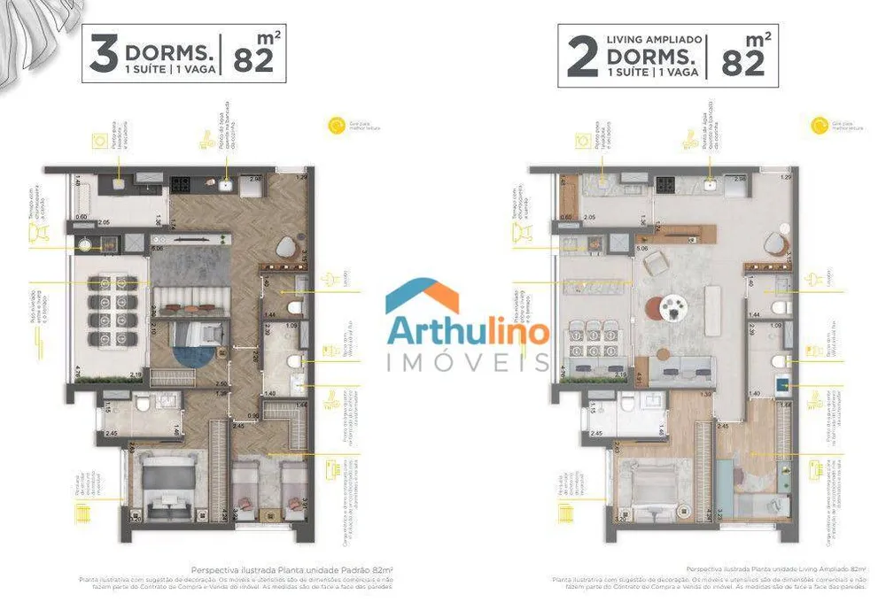 Apartamento, 3 quartos, 82 m² - Foto 8