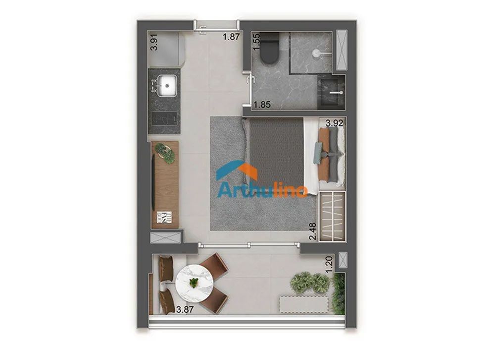 Apartamento, 3 quartos, 82 m² - Foto 3