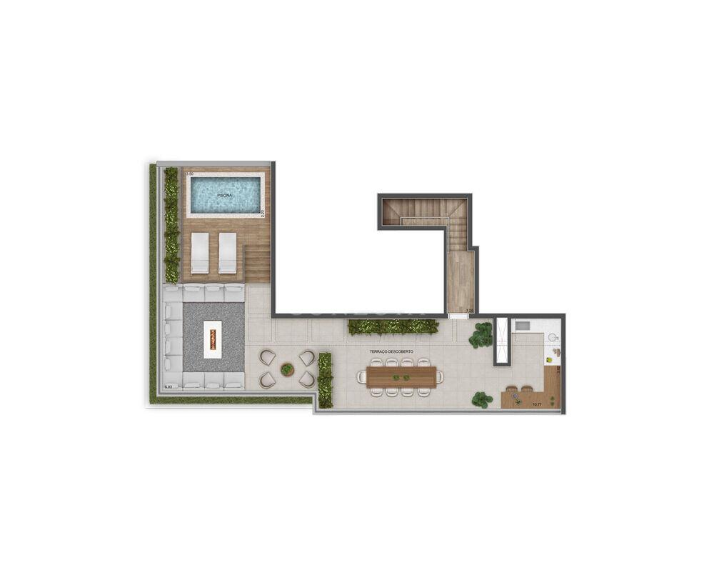 Cobertura, 3 quartos, 279 m² - Foto 1