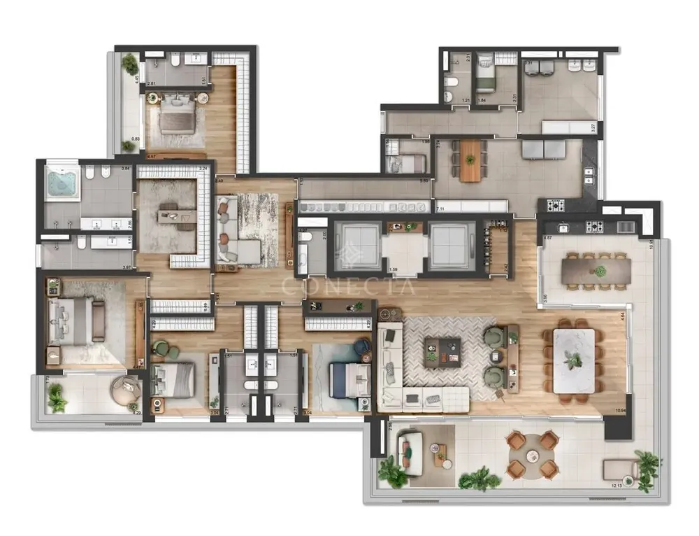 Apartamento, 4 quartos, 420 m² - Foto 7