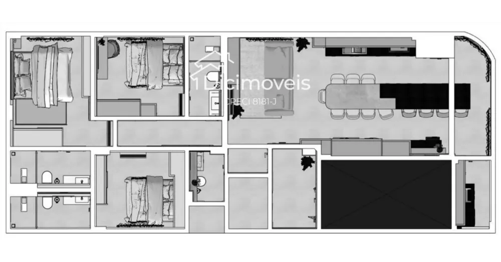 Apartamento, 3 quartos, 100 m² - Foto 4
