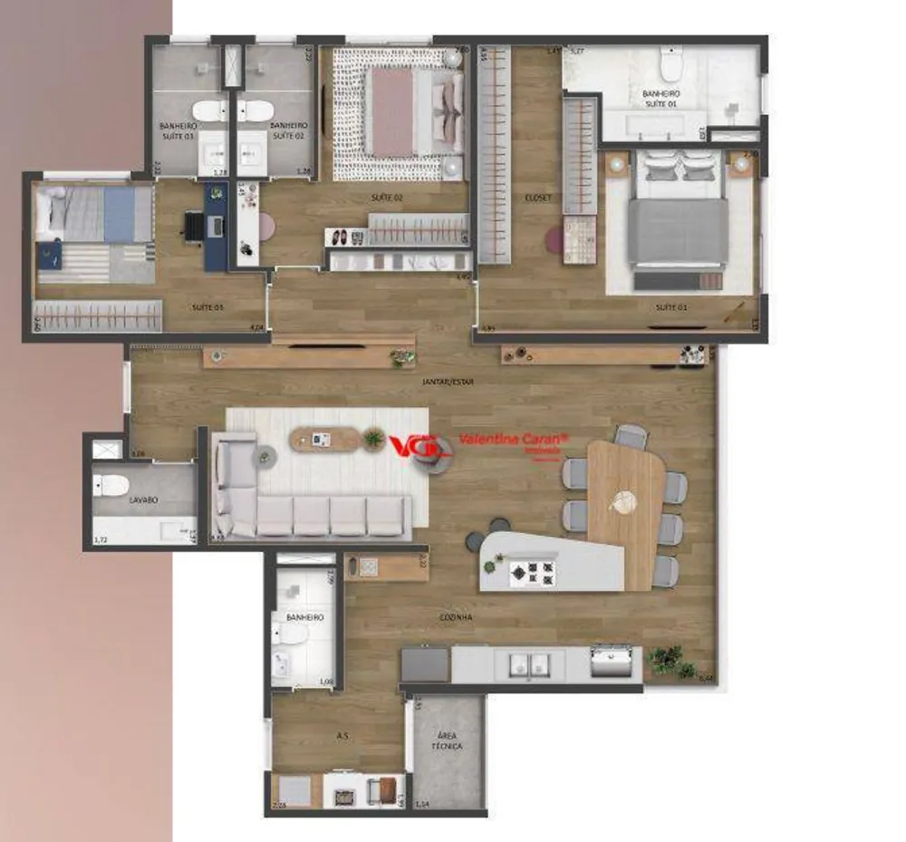 Apartamento, 3 quartos, 89 m² - Foto 6