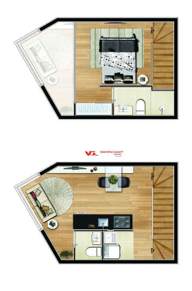 Sobrado, 1 quarto, 49 m² - Foto 8