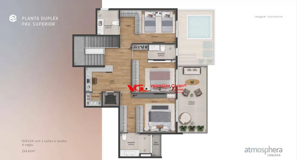 Apartamento, 3 quartos, 234 m² - Foto 4