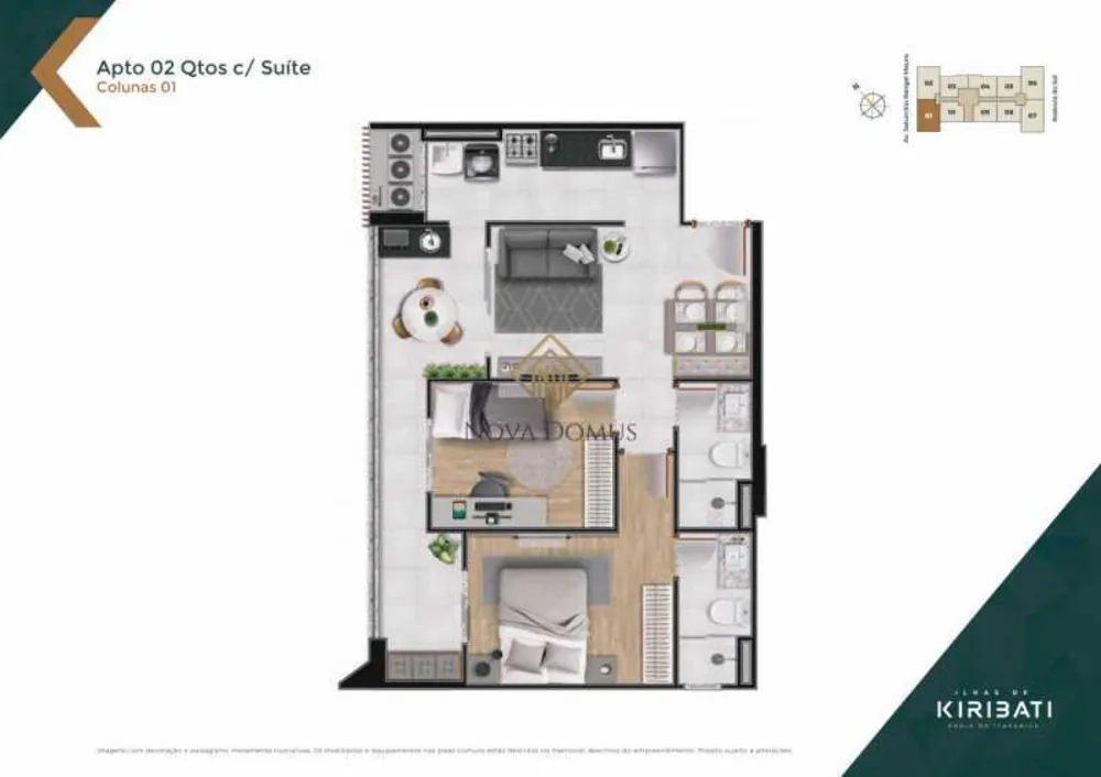 Apartamento, 2 quartos, 57 m² - Foto 16