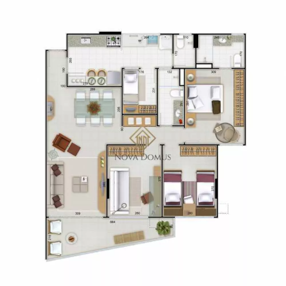 Cobertura, 4 quartos, 107 m² - Foto 4