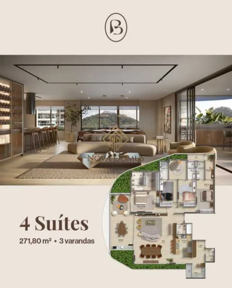 Apartamento, 4 quartos, 174 m² - Foto 2