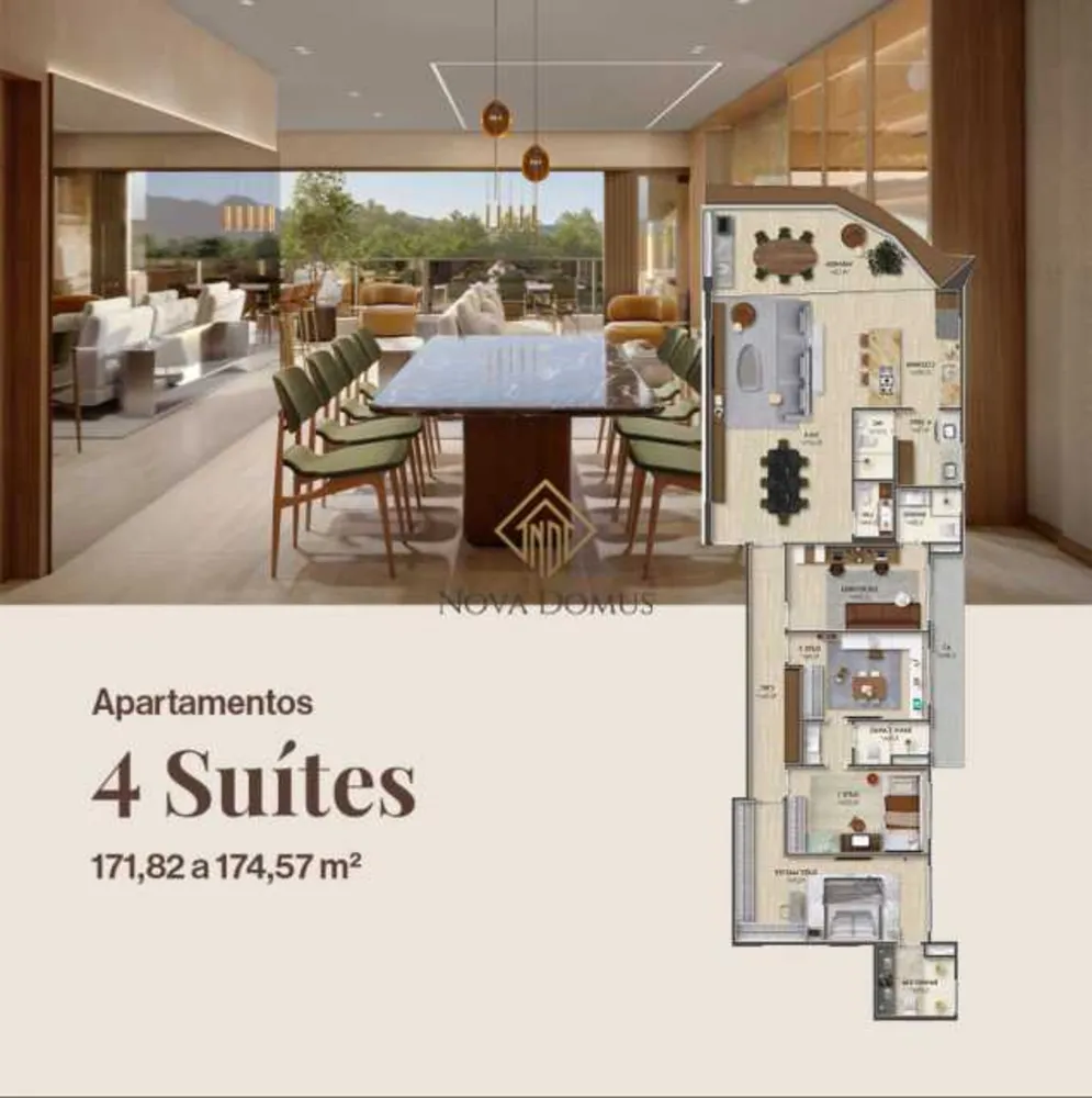 Apartamento, 4 quartos, 174 m² - Foto 3