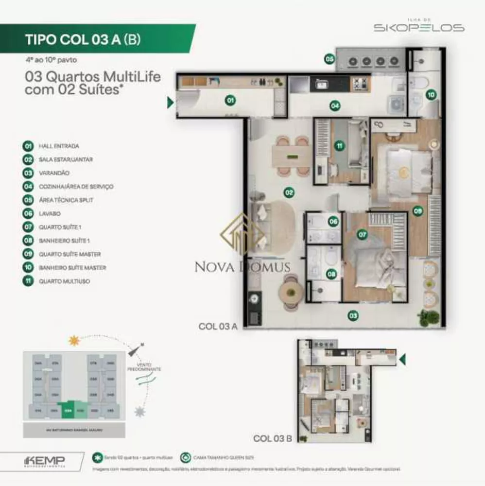 Apartamento, 3 quartos, 70 m² - Foto 13