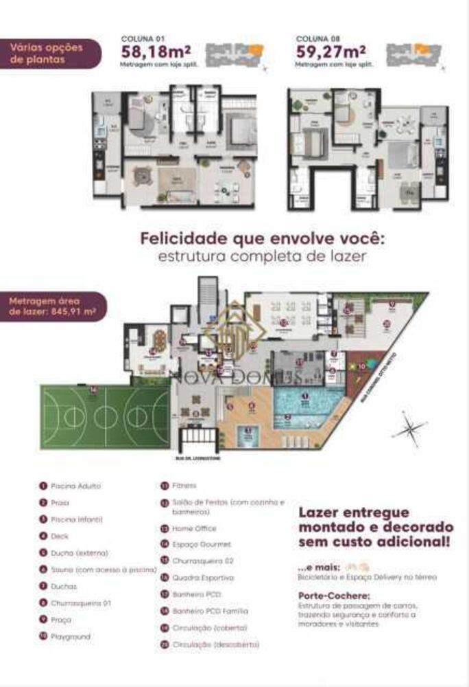 Apartamento, 2 quartos, 59 m² - Foto 2