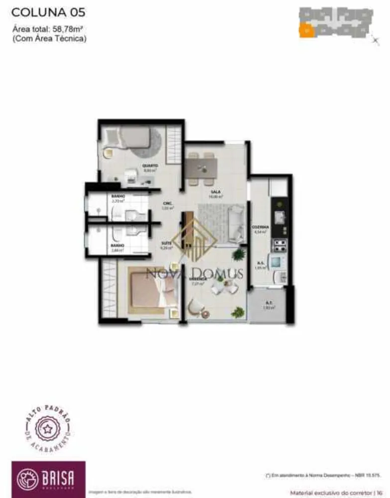 Apartamento, 2 quartos, 59 m² - Foto 10
