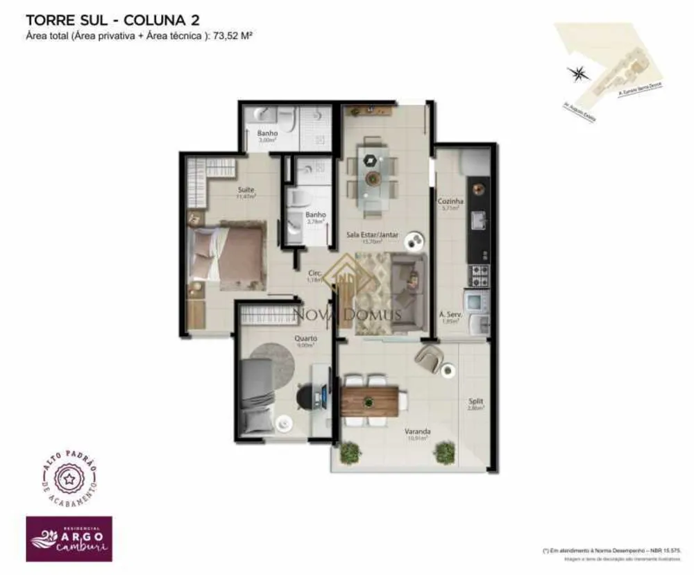 Apartamento, 2 quartos, 66 m² - Foto 13