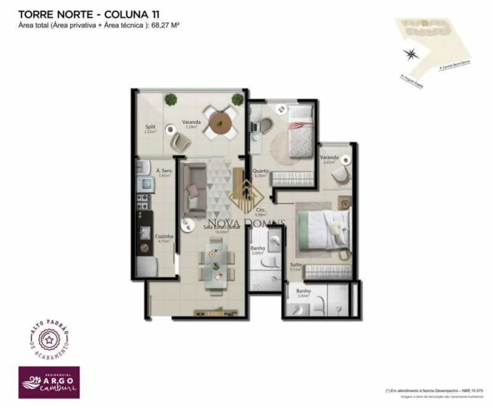 Apartamento, 2 quartos, 66 m² - Foto 11