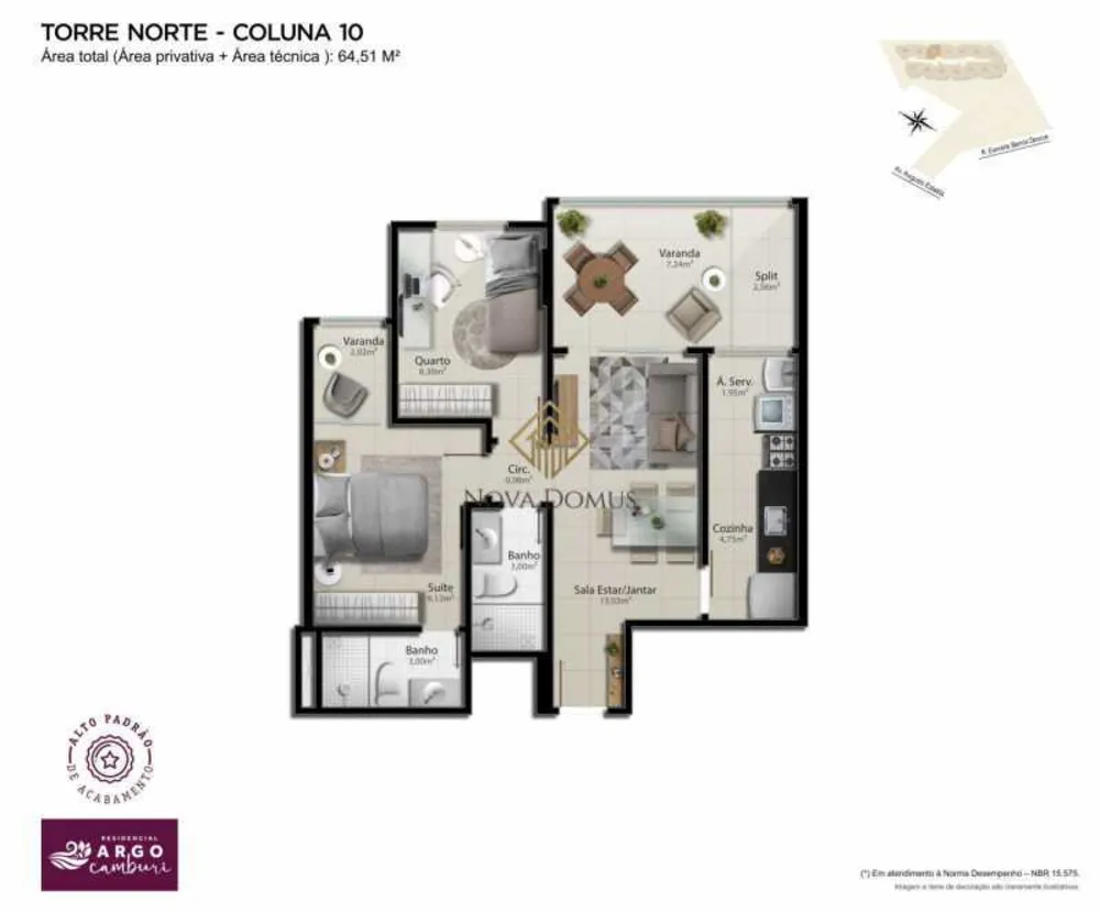 Apartamento, 2 quartos, 66 m² - Foto 9