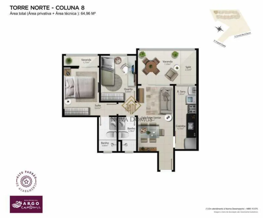 Apartamento, 2 quartos, 66 m² - Foto 7
