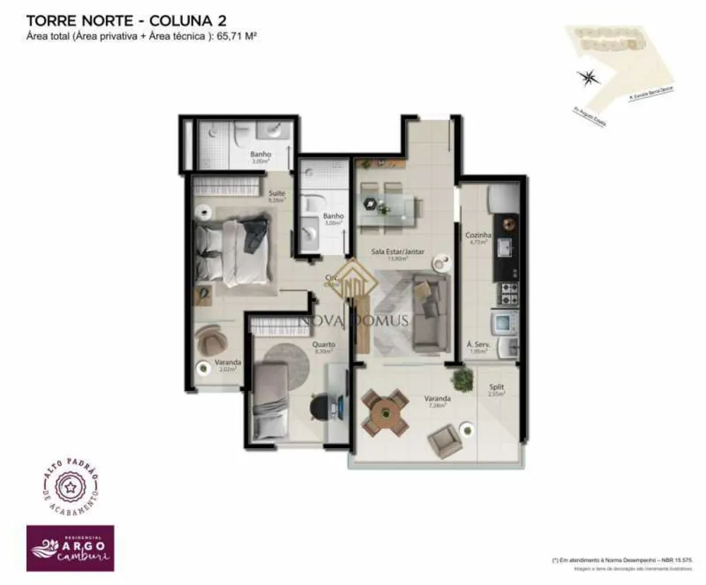 Apartamento, 2 quartos, 66 m² - Foto 12