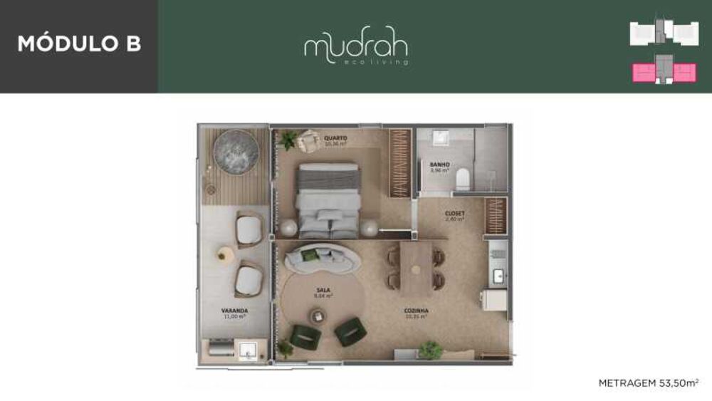 Casa de Condomínio à venda com 1 quarto, 53m² - Foto 8